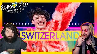 CANADIANS REACT TO Eurovision 2024  Switzerland 🇨🇭 [upl. by Letsirc]