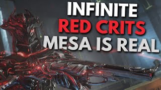 Warframe  Mesa  Topaz Archon Shards  INFINITE RED CRITS  Steel Path  2023 [upl. by Raji]