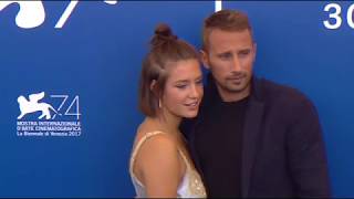 Matthias Schoenaerts amp Adele Exarchopoulos photo call at The Venice Film Festival 2017 [upl. by Ietta]