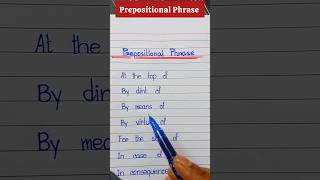 Prepositional Phrase  Learn Prepositional Phrase [upl. by Aissila]