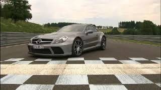 New Mercedes AMG SL65 Black Series on the Race Track [upl. by Krum]