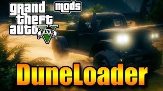 GTA V Online com MODS  EXCELENTE CORRIDA OffRoad com DUNELOADERS Caminhonetes violentas [upl. by Treve]