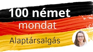 100 mondat I Német alaptársalgás [upl. by Grew]