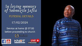 Funeral Service of the late Sebenzile Jafta [upl. by Rolf]