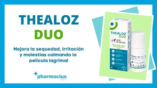 Thealoz Duo Para qué sirve cómo usar [upl. by Valerle]