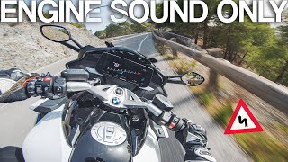 RAGING sixcylinder BMW K 1600 GT sound RAW Onboard [upl. by Annayi]