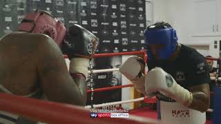 EXCLUSIVE David Haye sparring before Tony Bellew rematch [upl. by Ungley860]