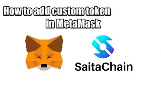 How to add SaitaChain coin aka STC coin to your MetaMask wallet [upl. by Tye847]