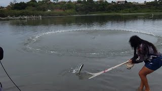 Ela Puxou um Belo Cardume JOGANDO TARRAFA GIGANTE [upl. by Lewison]