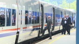 Prvi Talgo voz SarajevoBihać krenuo nakon 27 godina [upl. by Roinuj]