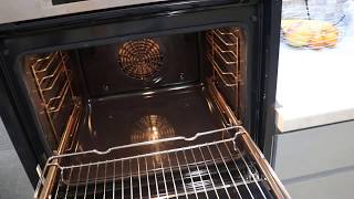 Bosch HBG6730S1 телескопы после первого пиролиза  Bosch oven after first pyrolytic cleaning [upl. by Ahtela]