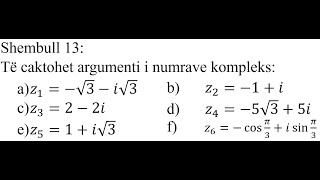 Shembull 13  Numrat kompleks [upl. by Sherard287]