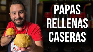 ¡Cómo hacer Papas Rellenas Colombianas muy Fáciles y Rápidas  Tulio Recomienda [upl. by Ledah]