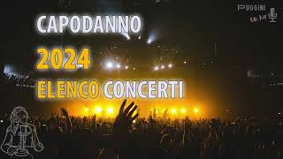 Capodanno 2024 Tutti i Concerti in Italia Radio PugginiOnAir [upl. by Broeder]