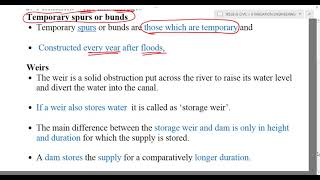 CANAL HEADWORKS ITS FUNCTIONS AND TYPES DIVERSION HEADWORKS IRRIGATION ENGINEERING PART 13 [upl. by Nadoj]