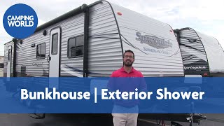 2018 Keystone Springdale Summerland 2820BH  Bunkhouse Travel Trailer  Kona  RV Review [upl. by Aisatsanna117]