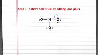 CHEMISTRY 101  Drawing Lewis Structures Resonance nitrate [upl. by Yearwood]