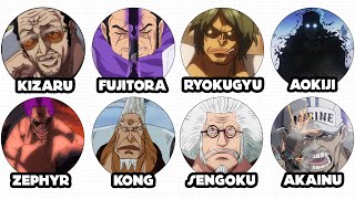 Every Admiral From One Piece Explained in 4 Minutes [upl. by Celik960]