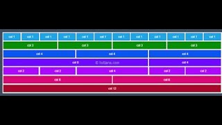 row and column details in bootstrap [upl. by Prince]