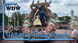 Festival of Fantasy Parade at Walt Disney World’s Magic Kingdom  FULL PARADE April 21 2024 [upl. by Jacqui]