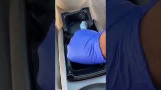 Cup holder compilation asmr shorts cleaning satisfying cardetailing [upl. by Ellehcir853]