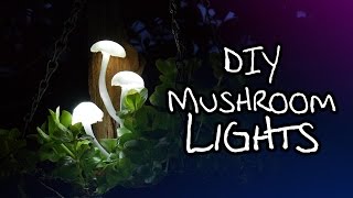 DIY Mushroom Lights craft project [upl. by Pietrek]