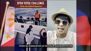 Atin Ito West Philippine Sea  ABU  Justin Taller Open Verse Challenge [upl. by Galven104]