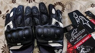 Unboxing Alpinestars full gauntlet riding gloves  Alpinestars Unboxing [upl. by Moyer]