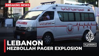 Hezbollah members wounded in Lebanon when pagers exploded Report [upl. by Annuahsal]