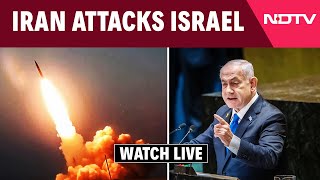 Iran Missiles  Iran Attacks Israel Live  Iran Strikes Israel  Iran Fires Missiles At Israel [upl. by Ji754]