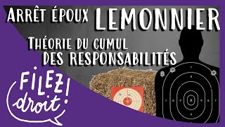 Arrêt Epoux Lemonnier  Théorie du Cumul des responsabilités Conseil d’État 26 juillet 1918 [upl. by Mohun91]