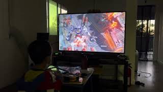 5 year old beating the 2nd Smart Cleaner boss in Armored Core 6 [upl. by Einnaej768]