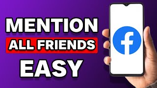 How To Mention All Friends In Facebook Comments 2023 [upl. by Gwendolin]