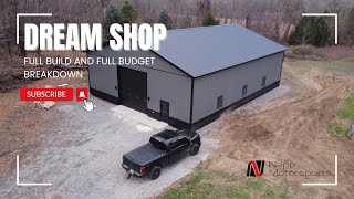 Building my Dream Shop  Full Build and Cost Breakdown [upl. by Dygall]