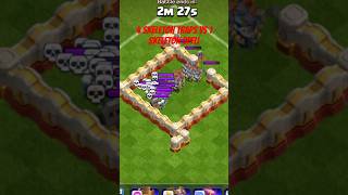 Skeleton Spell Vs Skeleton Traps  Clash of Clans  shorts coc shortsfeed [upl. by Seessel949]