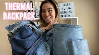 Thirty One Keep It Cool Thermal Backpack in Denim Distress  Thirty One Spring 2020 Catalog [upl. by Rodrigo]