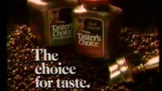 1984 Tasters Choice Instant Coffee TV Commercial [upl. by Vonnie]