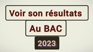 comment voir ses résultats au Bac en 2023 [upl. by Kimitri]