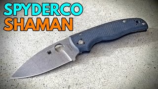 Spyderco Shaman  Overview [upl. by Hoffmann355]