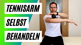 Tennisarm  Schmerzlinderung mit dem Faszienball [upl. by Kahl]