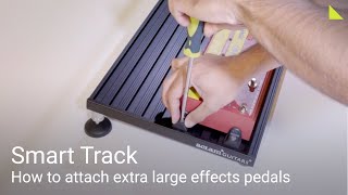 How to attach extra large effects pedals into a Smart Track pedalboard I Carl Martin Octa switch [upl. by Anoik800]