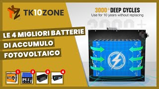 Le 4 migliori batterie di accumulo fotovoltaico [upl. by Enened987]