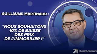 Guillaume Martinaud Orpi  quotNous souhaitons 10 de baisse des prix quot [upl. by Ynohtnanhoj36]