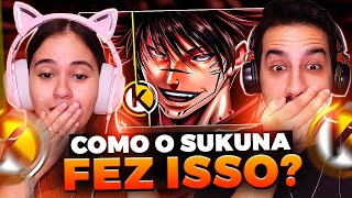 COMO ASSIM Reagindo a Sukuna Jujutsu Kaisen  Novo Receptáculo  Okabe  React em Casal 🎧 [upl. by Nostets872]