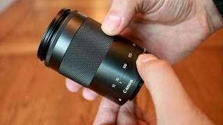 Canon EFM 55200mm f4563 IS STM lens review with samples [upl. by Maltz969]