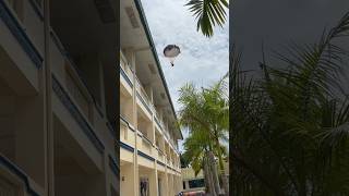 EGG DROP CHALLENGE eggparachute science fun [upl. by Asiralc]