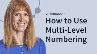 MicroNugget How MultiLevel Numbering Works [upl. by Squire]