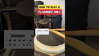 How to play a FLAMMED MILL drums [upl. by Dnaleel746]