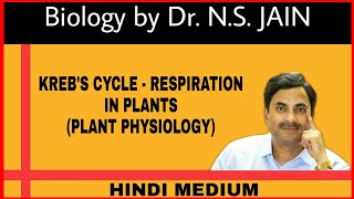 Krebs Cycle  Respiration in Plants  Physiology Hindi Medium [upl. by Eimma]