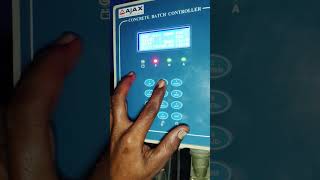 Ajax water meter reading Concrete Batch controller Ajax CBC meter printer [upl. by Georgette526]